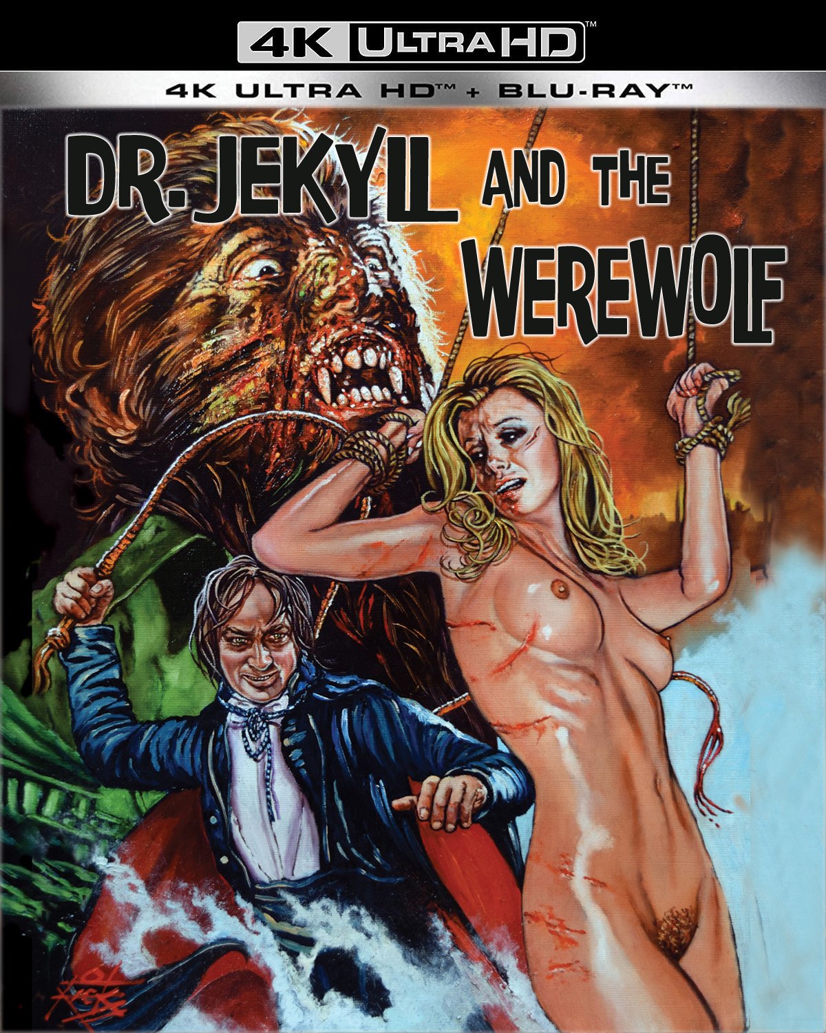 DR JEKYLL AND THE WEREWOLF limited UHD/BD slipcover edition