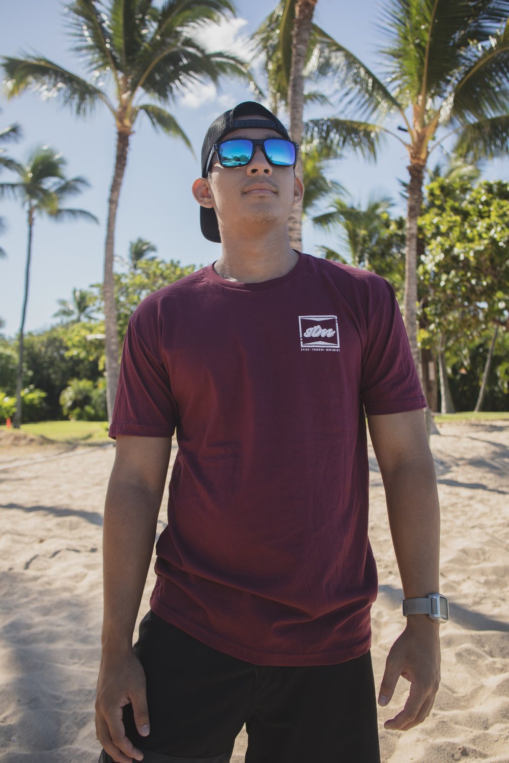 Evol Maroon Tee