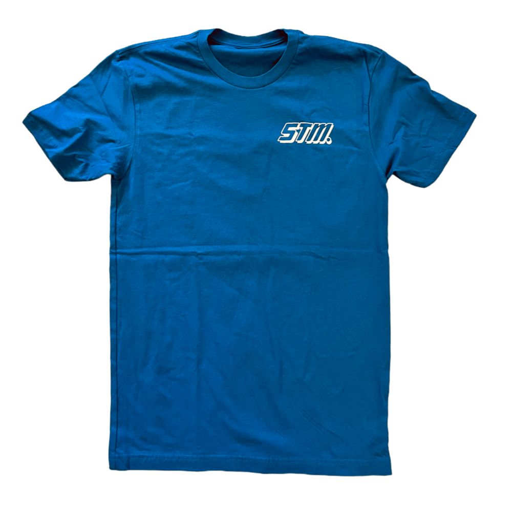 "Respect" blue tee