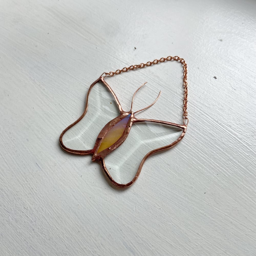 Image of Beveled Glass Small Butterfly