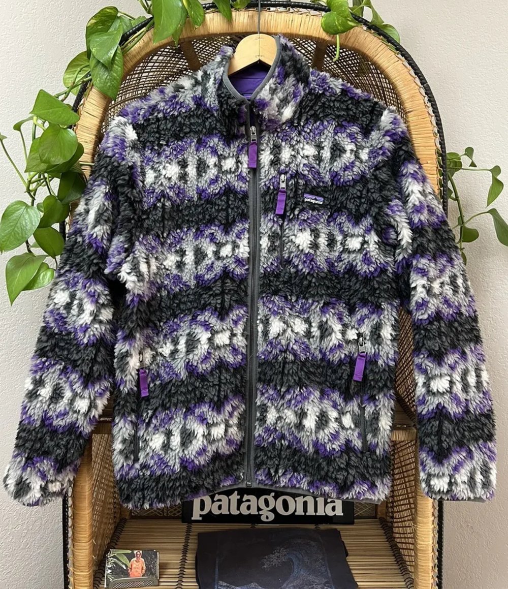 Image of Patagonia Retro X Deep Pile Jacket Aztec FA 13 Mint Condition Medium