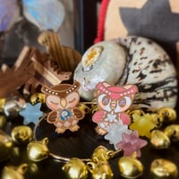 Image 2 of Owl Sibling Pin Set