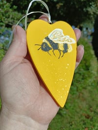 Image 1 of Ceramic bee heart