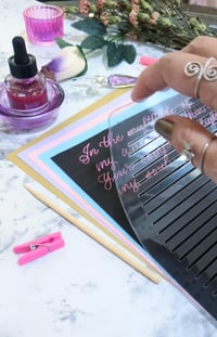 Image 3 of Calligraphy Guideline Ruler