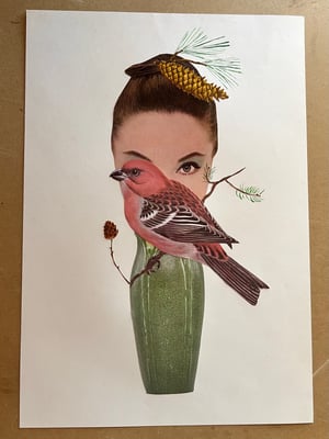 Image of Ms. Sugar Pine - original collage