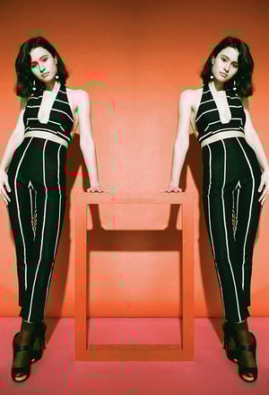 Image of PAINTED STRIPE Halter (originally $148) Size S