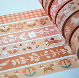 Image of Fox Folk Washi Tape