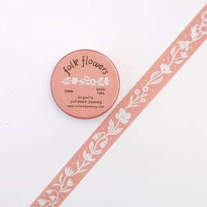 Image of Folk Flowers Washi Tape