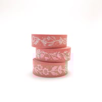 Image 3 of Folk Flowers Washi Tape
