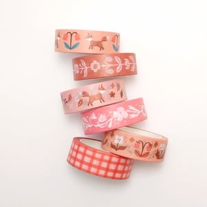 Image of Folk Flowers Washi Tape