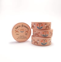 Image 1 of Twin Flowers Washi Tape