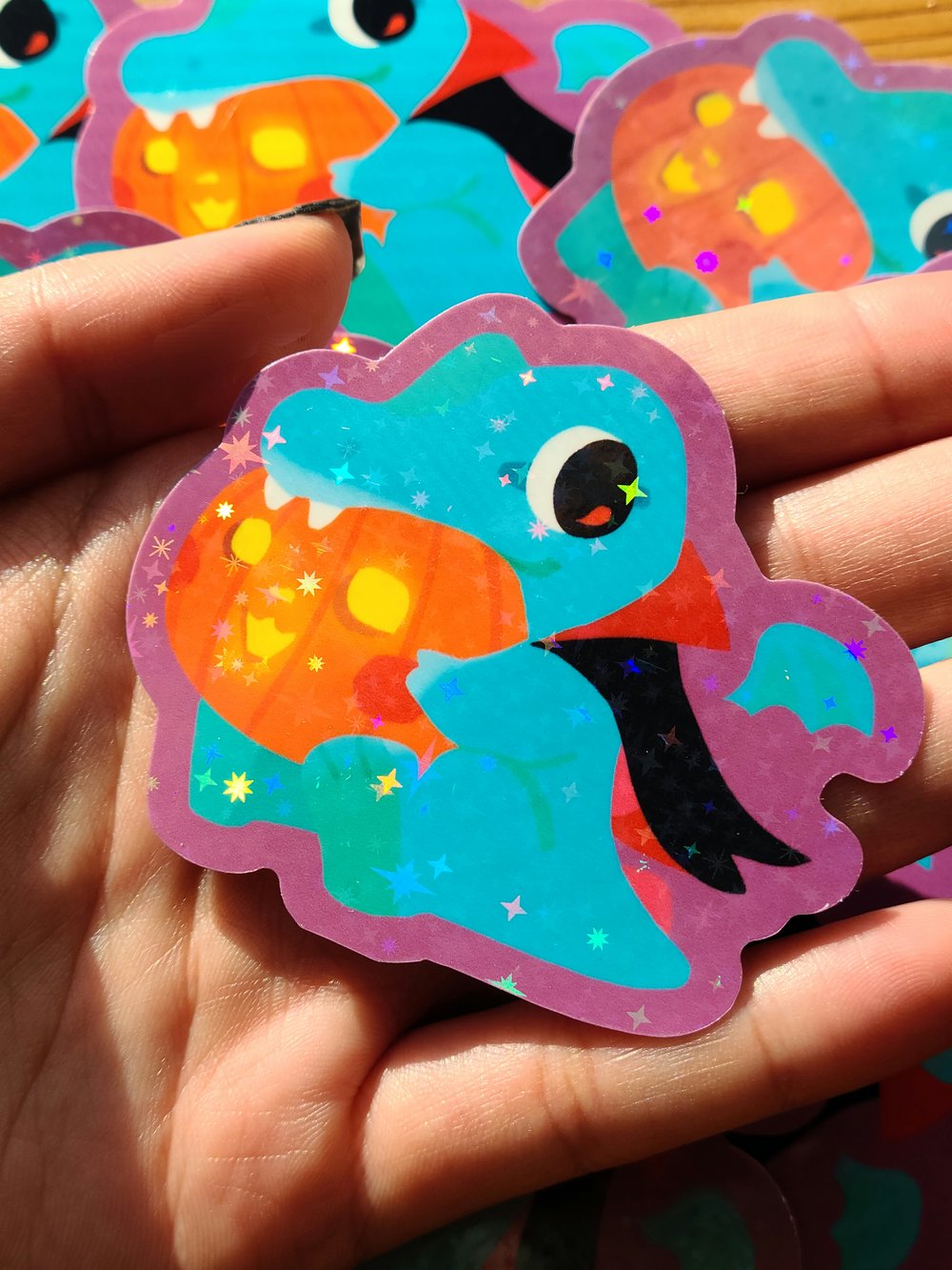 Image of Halloween Totodile Sticker