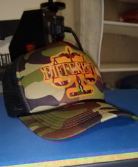 Image 2 of CAMOUFLAGE/BLACK /ORANGE "DIFFERENT"⚖️ Truker Hat