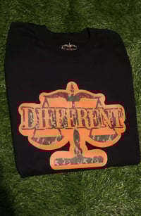 Image 1 of CAMOUFLAGE/BLACK /ORANGE "DIFFERENT"⚖️ T-shirt 