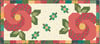 Rose Garden Runner in Cream (Market Street) 