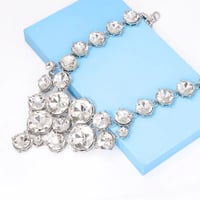 Image 3 of "Drippin' In Ice" (Silver) Necklace & Bracelet Set