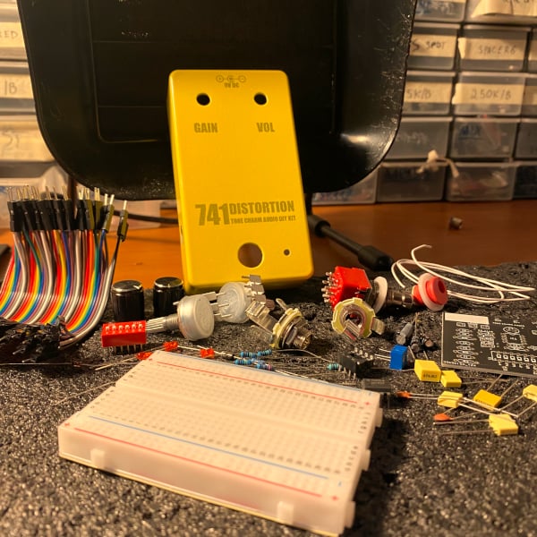 Image of DIY Distortion Kit And Pedal Building Course