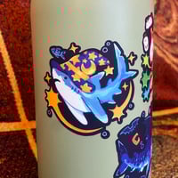 Image 4 of Blue Shark Wizard Sticker