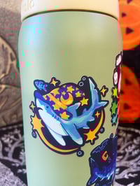 Image 2 of Blue Shark Wizard Sticker