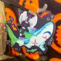 Image 3 of Bull Shark Barbarian Sticker