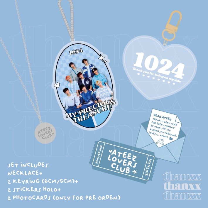 Image of In stock | My precious treasure - ATEEZ ANNIVERSARY SET