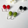 Earrings - Olive Teardrops