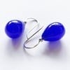 Earrings - Delft Blue Teardrops