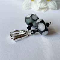 Image 1 of Earrings - Black and White