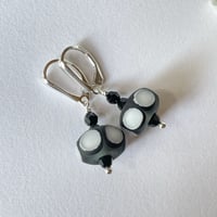Image 4 of Earrings - Black and White