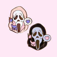 Image 1 of Ghostface pin