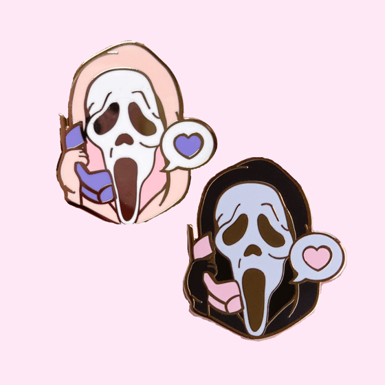 Image of Ghostface pin