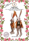 HARTLEY the Hare 16 inch sewing pattern, with full instructions UK Made