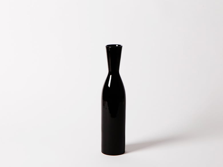 Image of Linck Vase V21 schwarz glanz