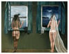 "Two women at windows" Print (DP620)
