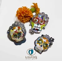 Image 4 of Catrina Pendant with hi-relief