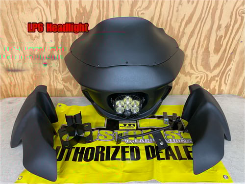 Image of JD CUSTOMS ST STYLE FAIRING FOR 18+ SOFTTAIL