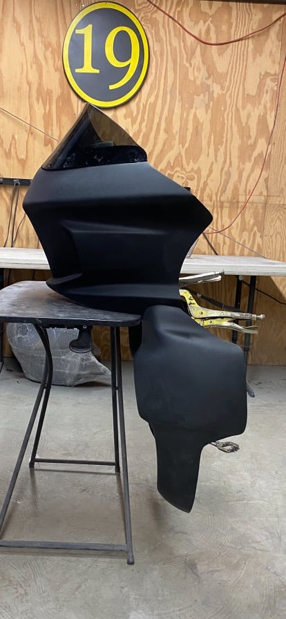 Image of JD CUSTOMS ST STYLE FAIRING FOR 18+ SOFTTAIL