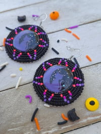 Image 2 of Moon Kitty Pourfection earrings