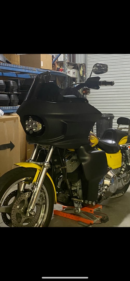 Image of JD CUSTOMS ST STYLE FAIRING FOR FXR