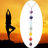 Healing Balancing Chakra Beads and Rainbow Stone Necklace  Image 5