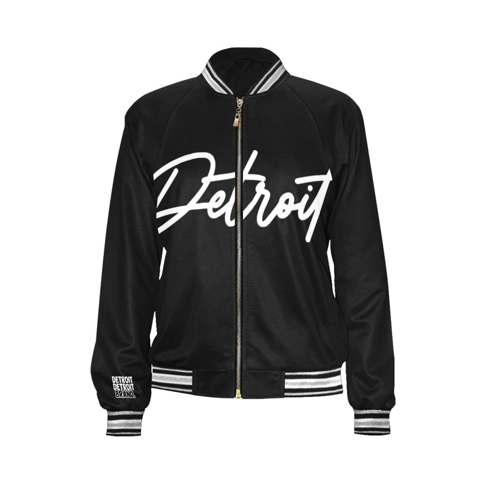 Image of Ladies Detroit Printed Black