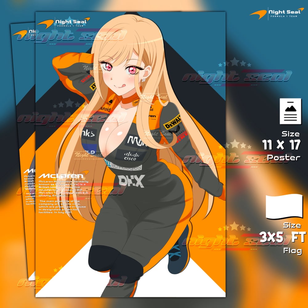 Image of WAIFUS V.1 x McLaren