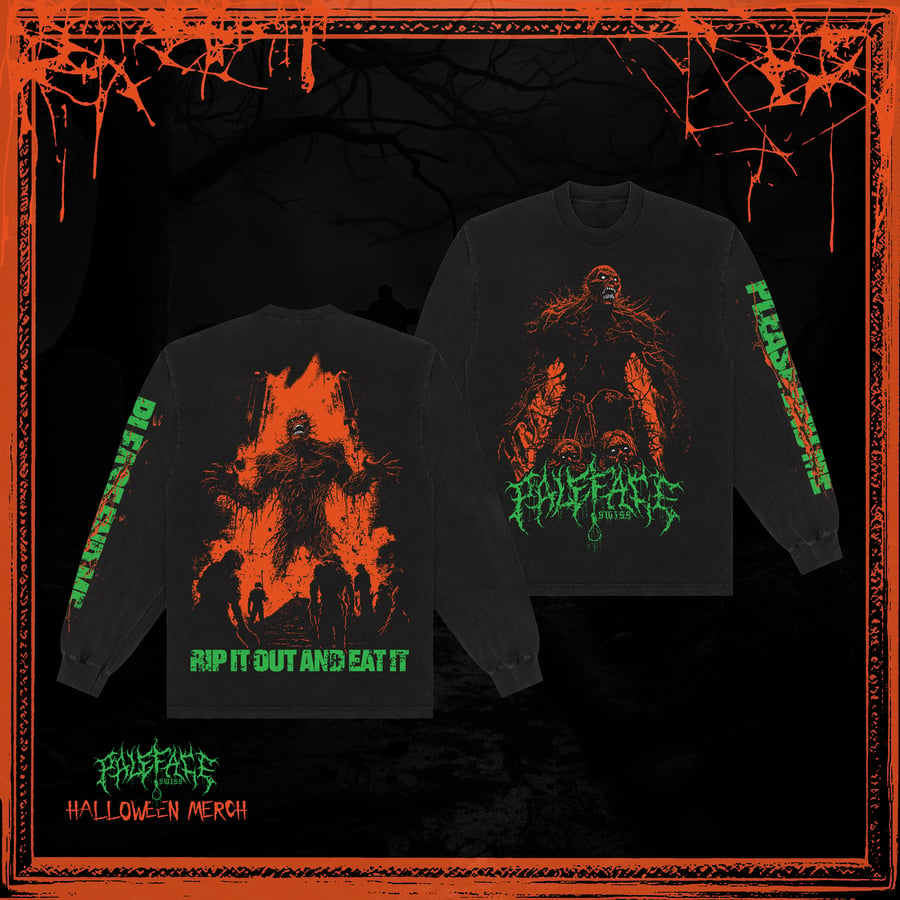 Image of "RIP IT OUT" Halloween LONGSLEEVE