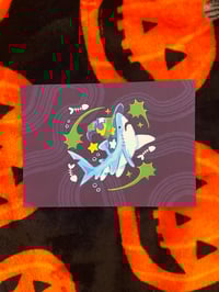 Image 2 of Mako Shark Necromancer 5"x7" Fine Art Print