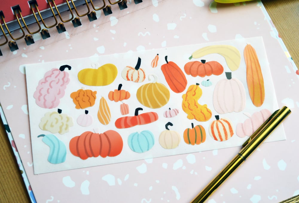 Image of Fairytale Pumpkin Sticker Sheet