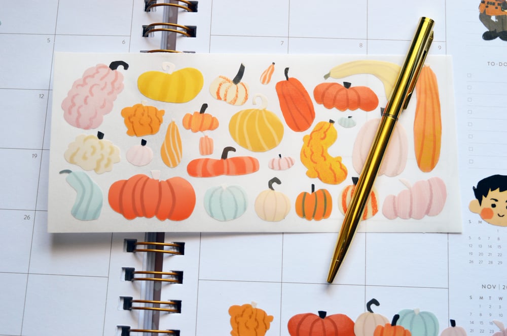 Image of Fairytale Pumpkin Sticker Sheet