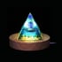 Zodiac Magic Natural Crystal Energy Orgonite Pyramid  Image 2