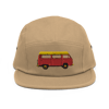 LTC 5 PANEL CAP - RED-YELLOW BUS LOGO