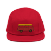 LTC 5 PANEL CAP - RED-YELLOW BUS LOGO