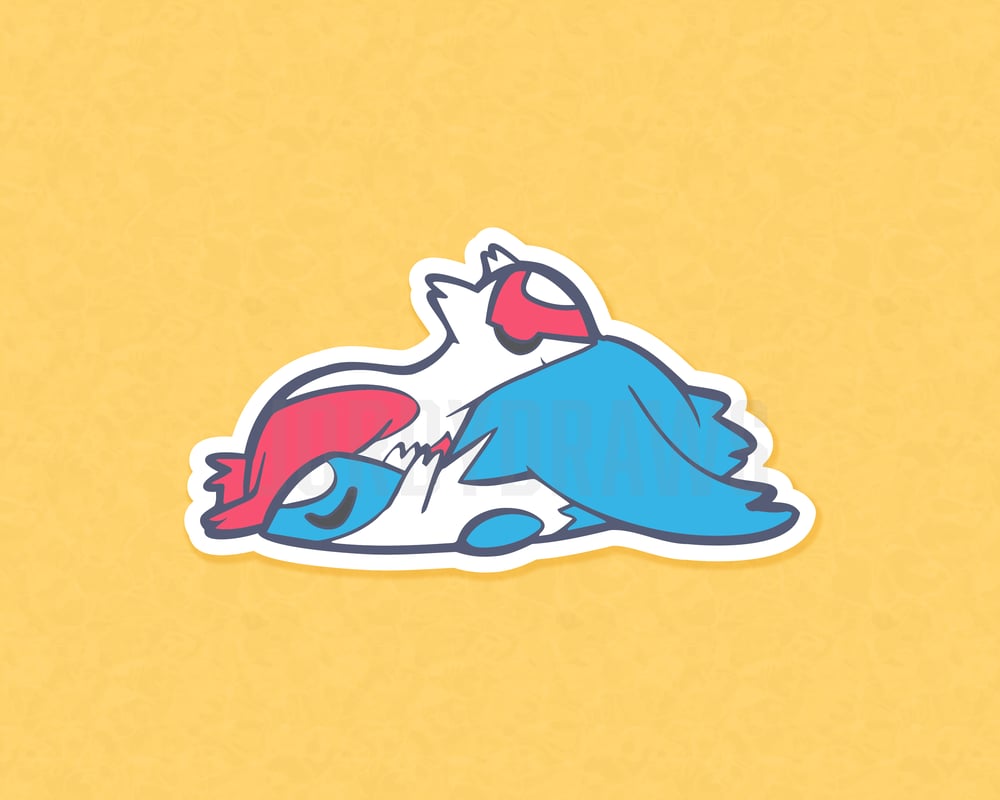 Image of Latias and Latios Sticker